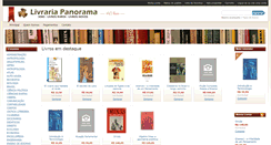 Desktop Screenshot of livrariapanorama.com.br